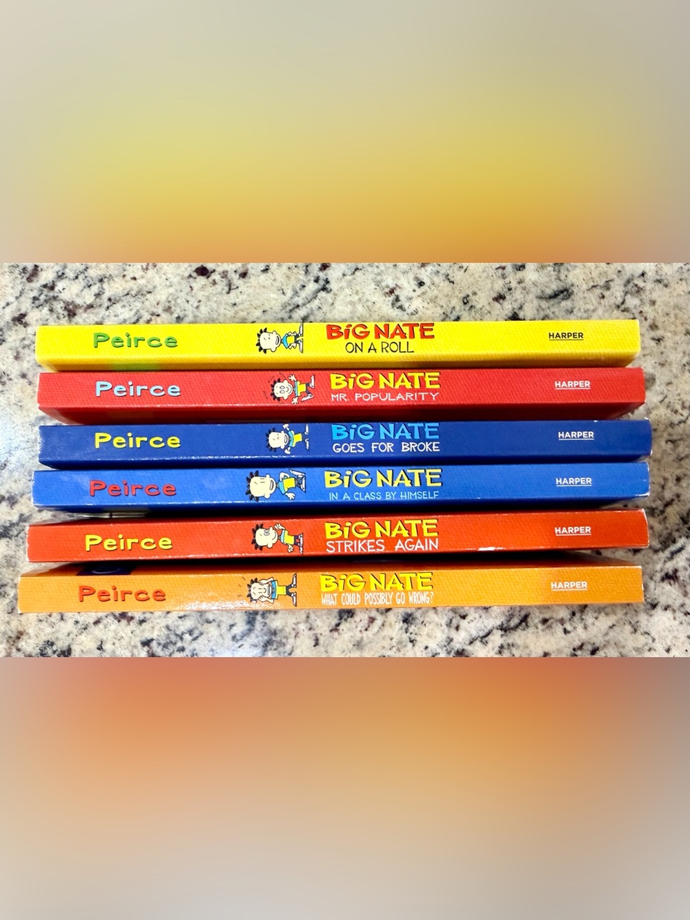 Big Nate Books Lot of 6 Lincoln Peirce Paperback Graphic Novels Kids Series